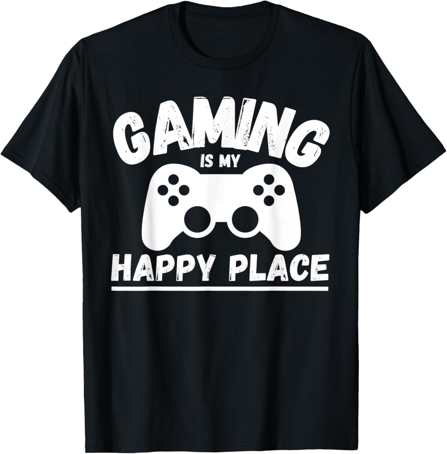 Gaming Is My Happy Place Gamer Apparel | Google Shopping Optimized | Customer Favorite