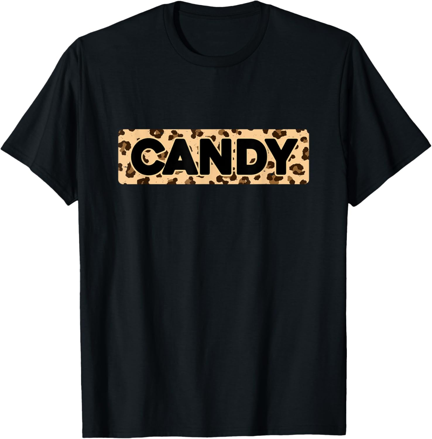 Funny Candy Leopard Print Personalized Name Candy Apparel High Search Demand Best Seller Look