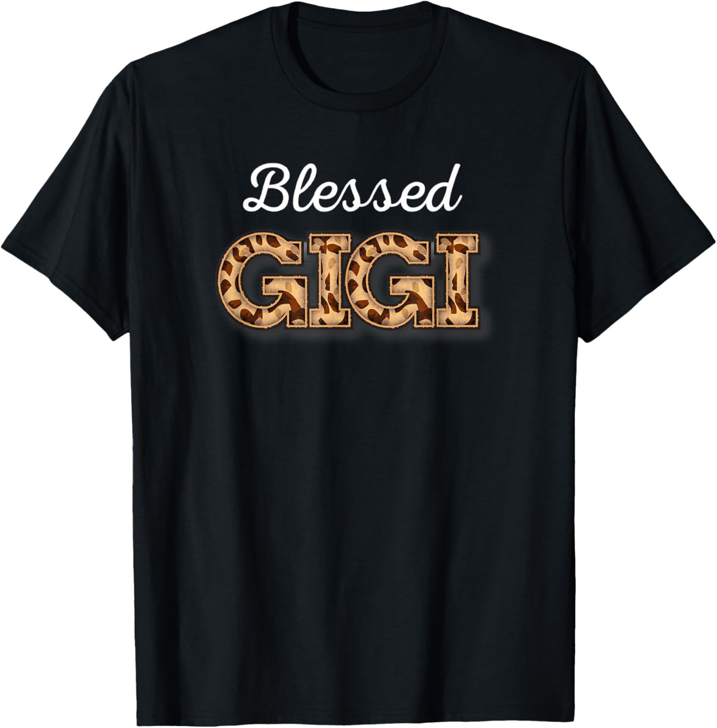 Blessed GiGi Leopard Cheetah Animal Print Proud GrandMother Apparel Streetwear Style Gift Ready