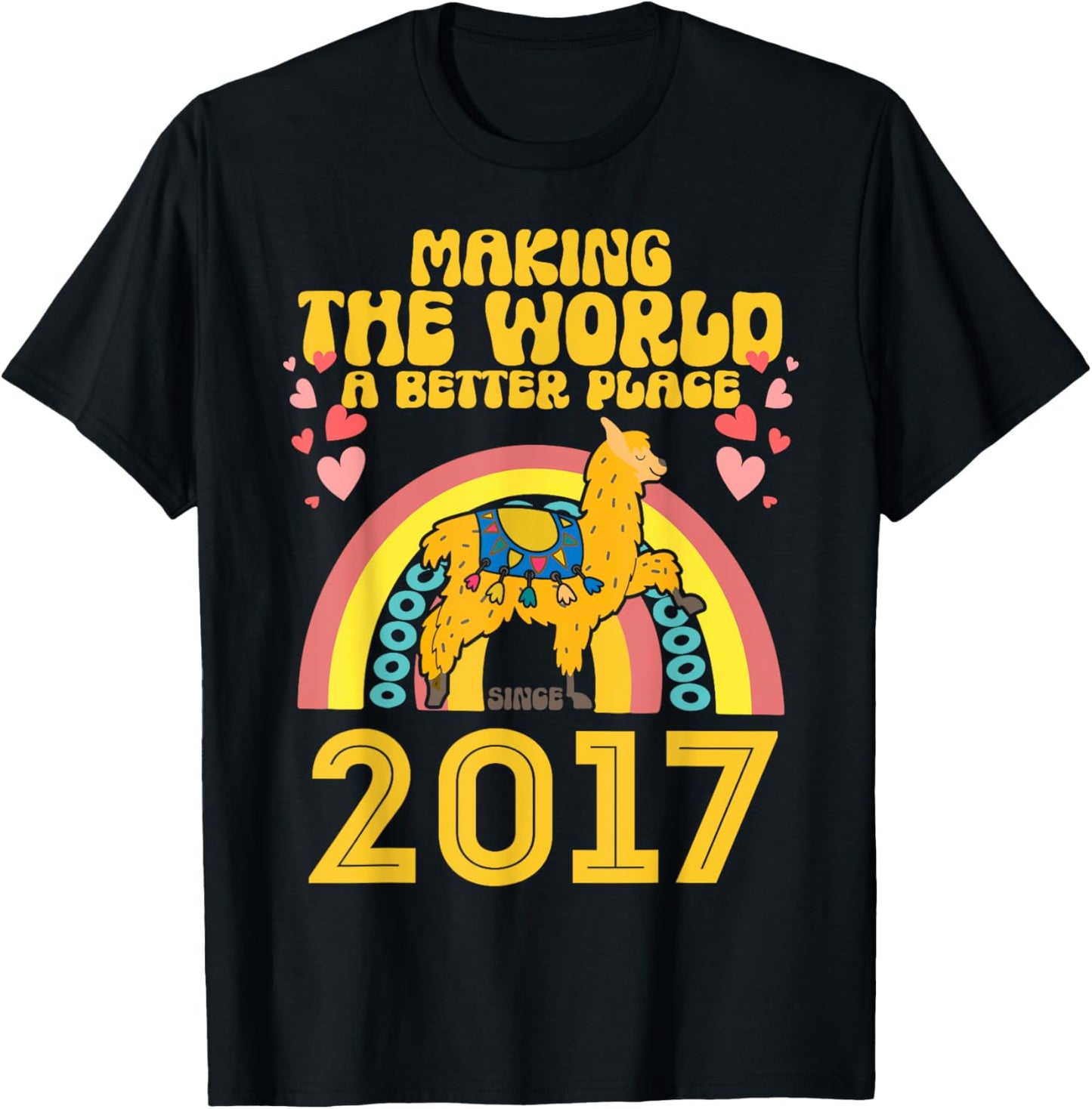 6 Birthday Making the world a better place since 2017 Apparel | Bestseller Style | Daily Wear Essential