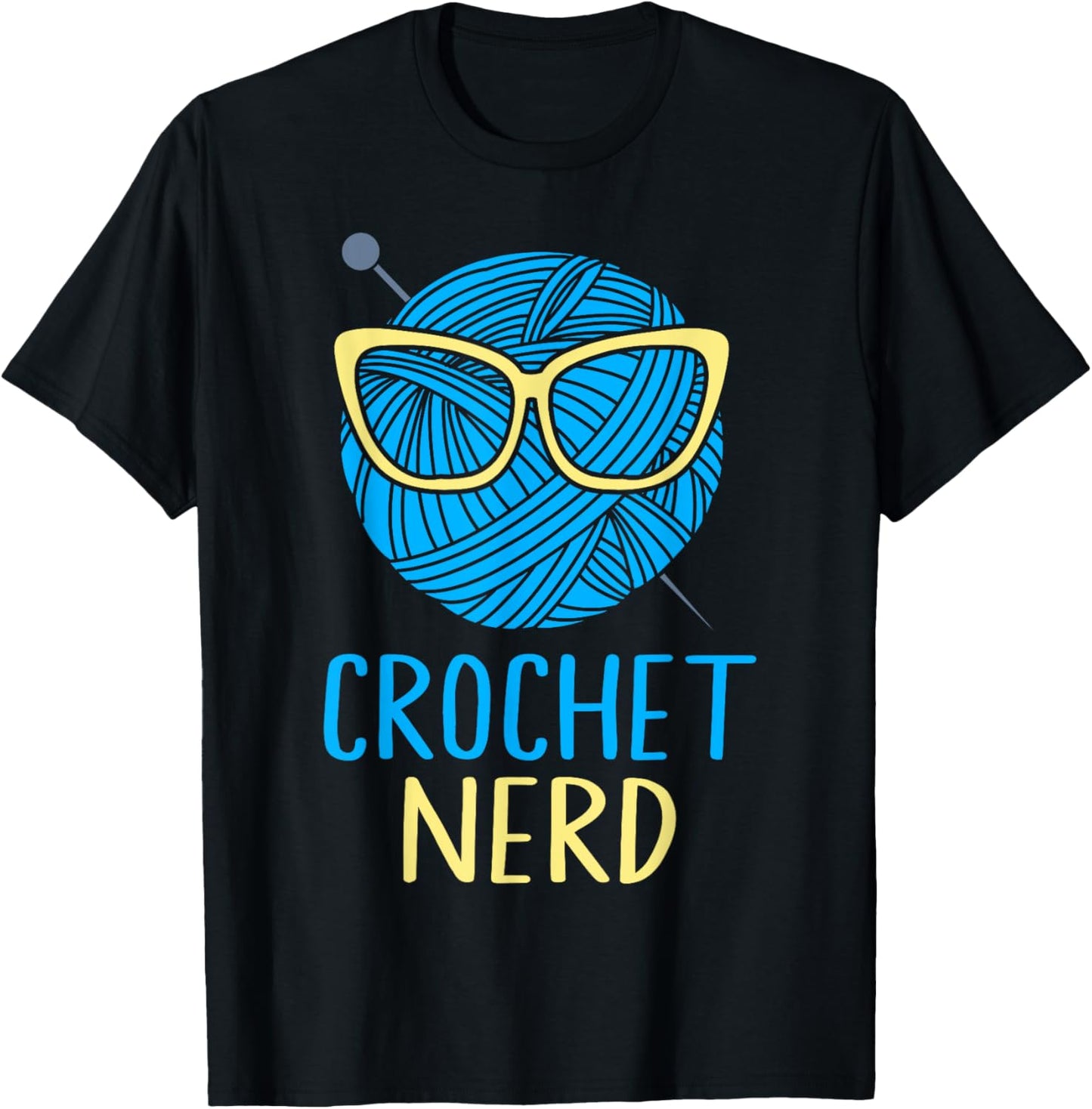 Crochet Nerd Yarn Glasses Needle Craft Crocheting Grandma Yarn Supply | High Search Volume | High CTR Title
