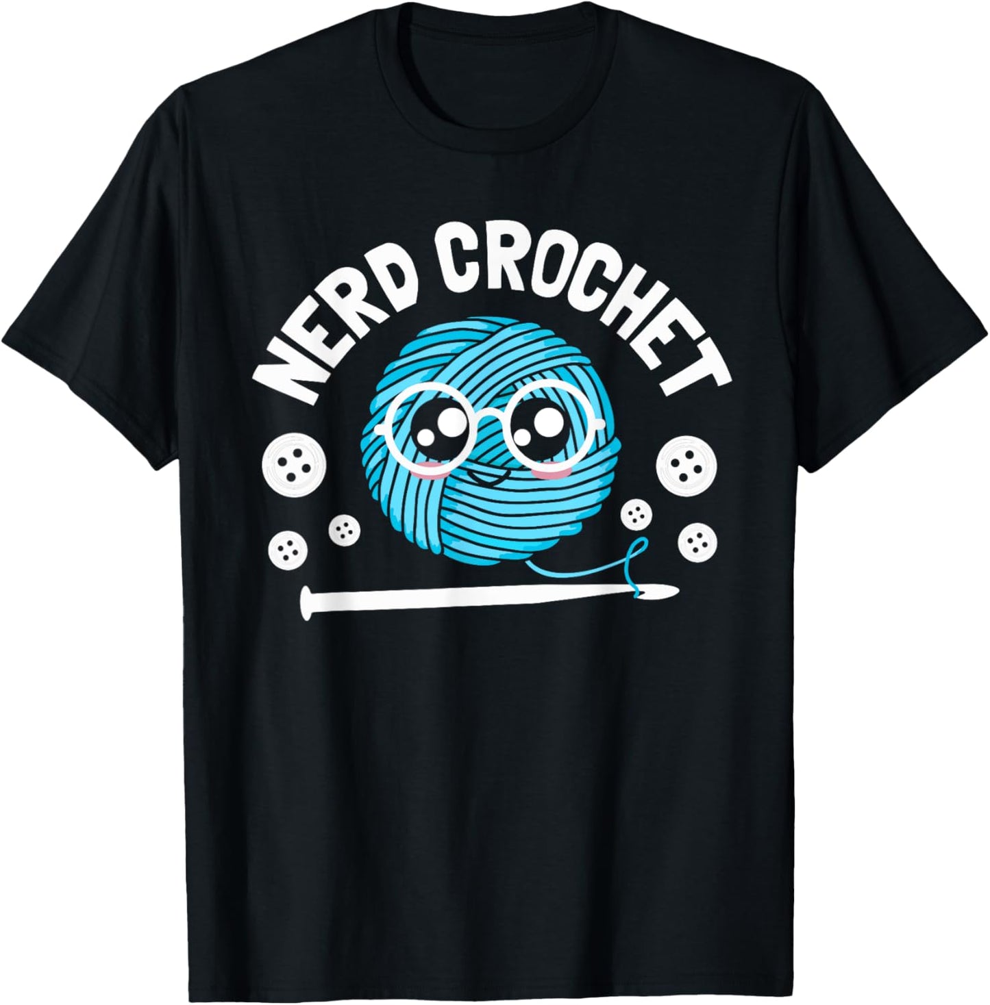 Nerd Crochet Yarn Collector Crocheting Knitting Crafty Yarn Supply | Top Rated | Customer Favorite