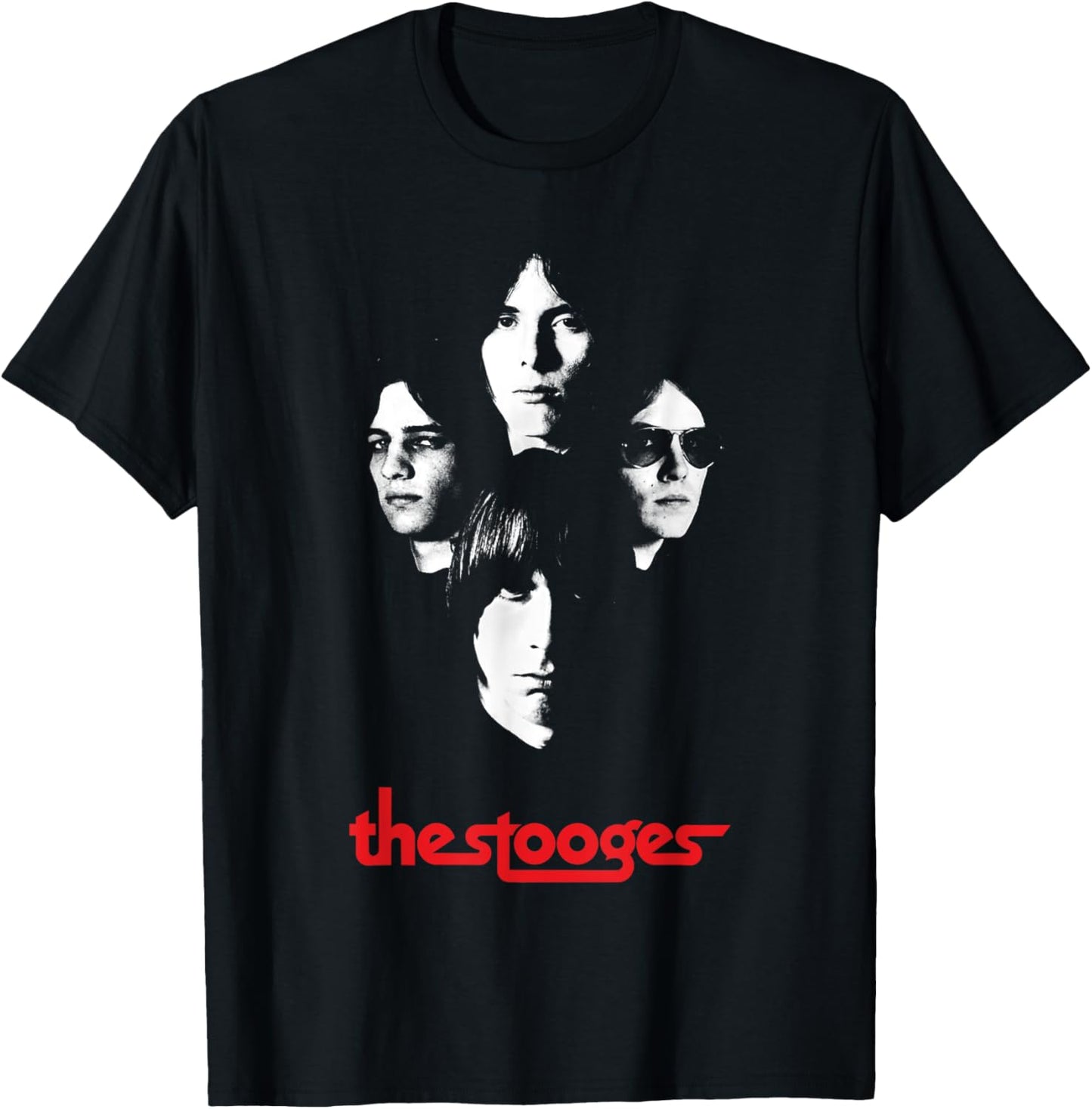 Iggy and The Stooges 4 Faces Officially Licensed Apparel | Viral US Pick | Perfect for Crafters