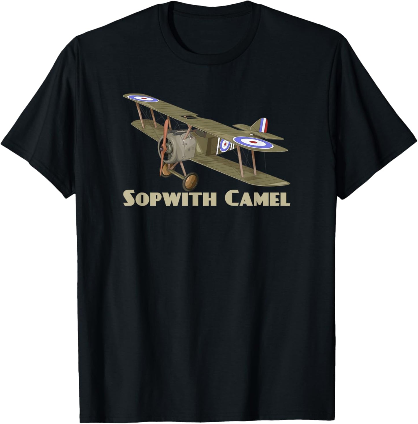 Sopwith Camel WW1 Fighter Plane British Biplane Apparel | Best Seller Pick | Perfect Gift Idea