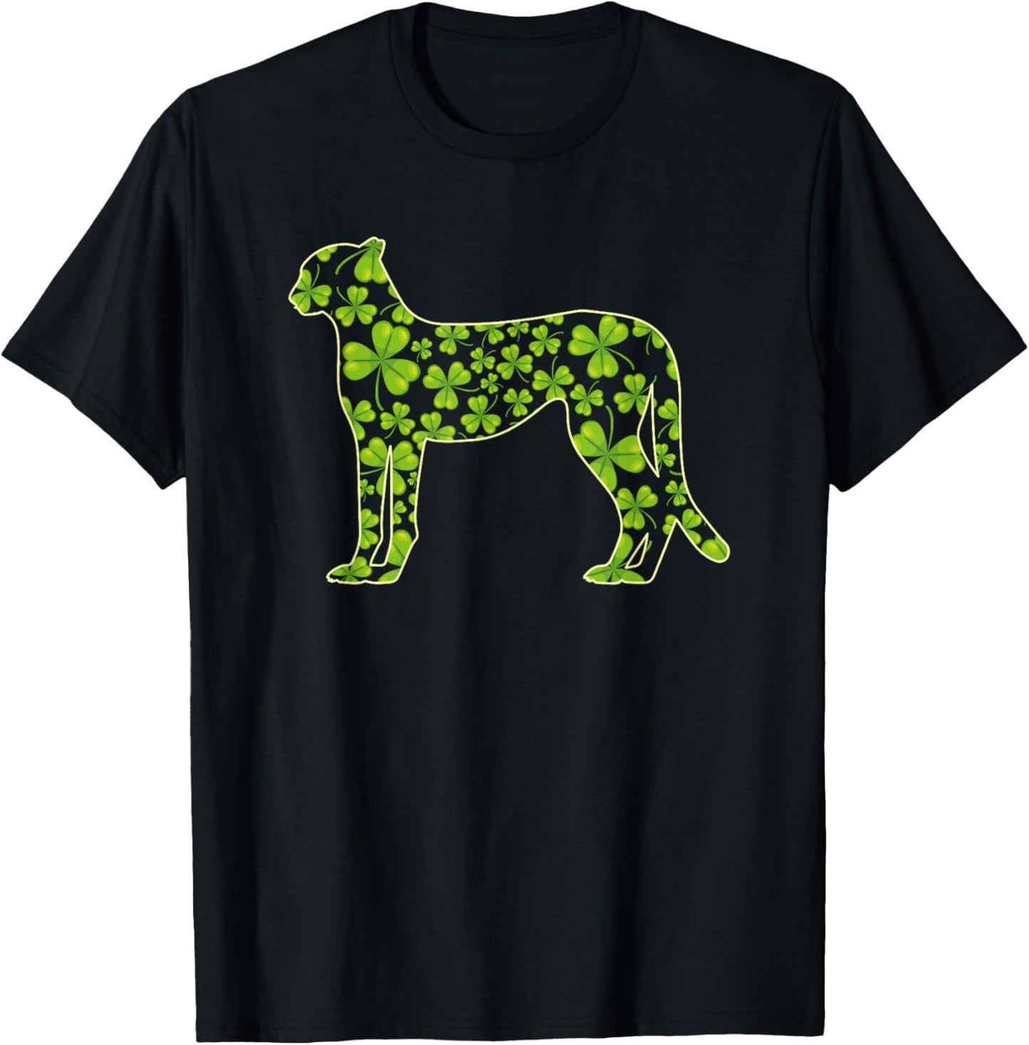Three Leaf Shamrock Cheetah Irish St Patrick s Day Lucky Apparel Streetwear Style Hot Right Now