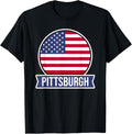 PITTSBURGH - USA - American place name US flag design Apparel | Trending 2025 | Customer Favorite