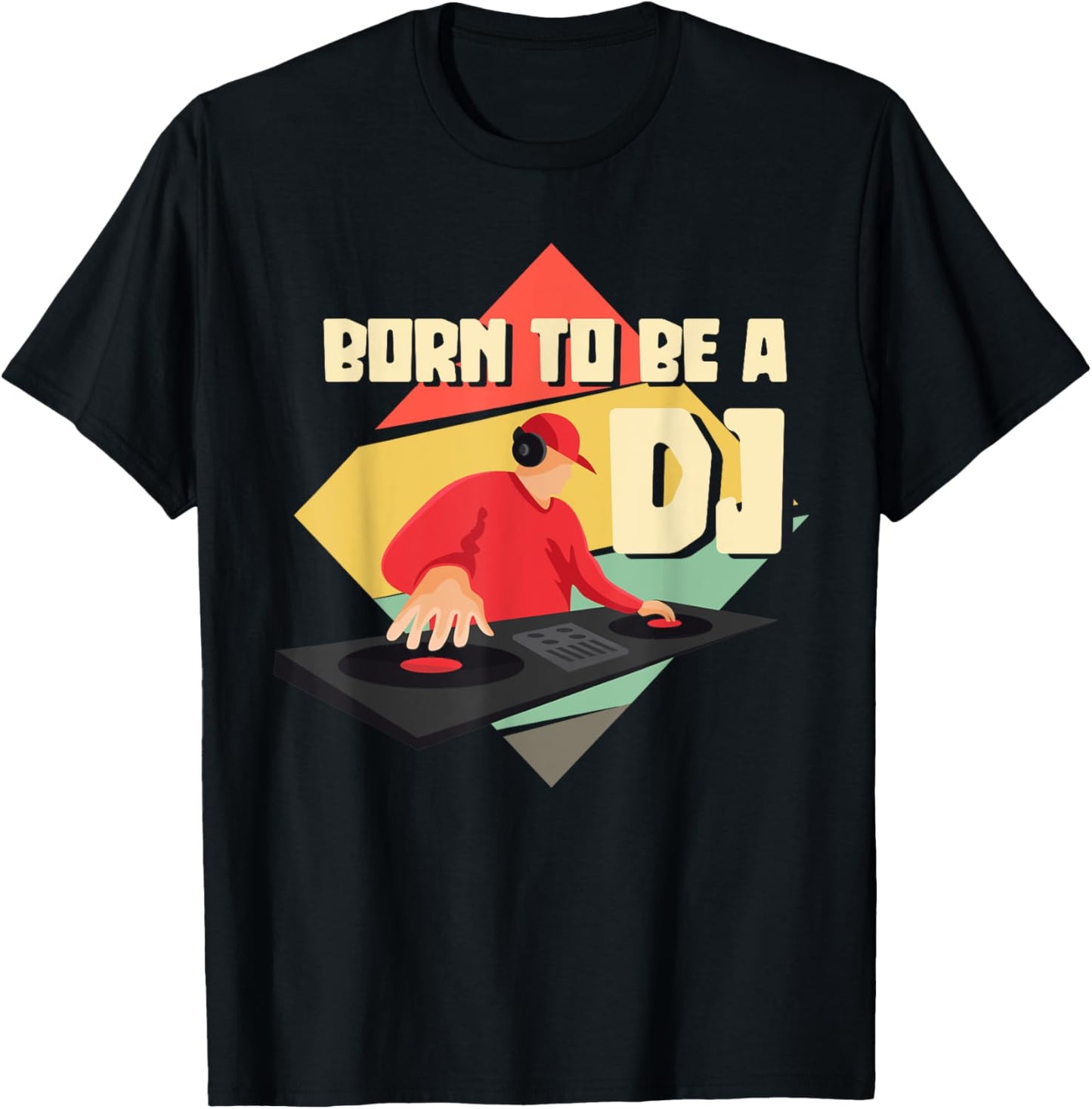 Born To Be A DJ Vintage Funny Disc Jockey Beat Maker Apparel | High Search Volume | Must-Have Style