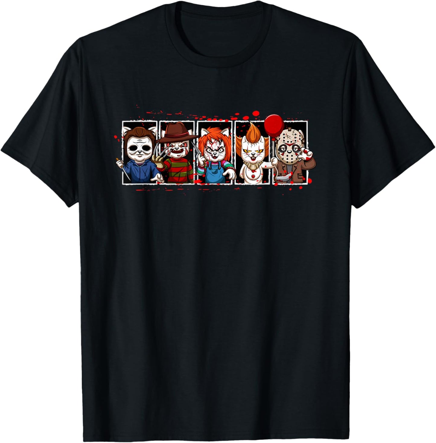 My Little Horror Crew - Halloween Horror Movie Cats Apparel | Viral Streetwear Style