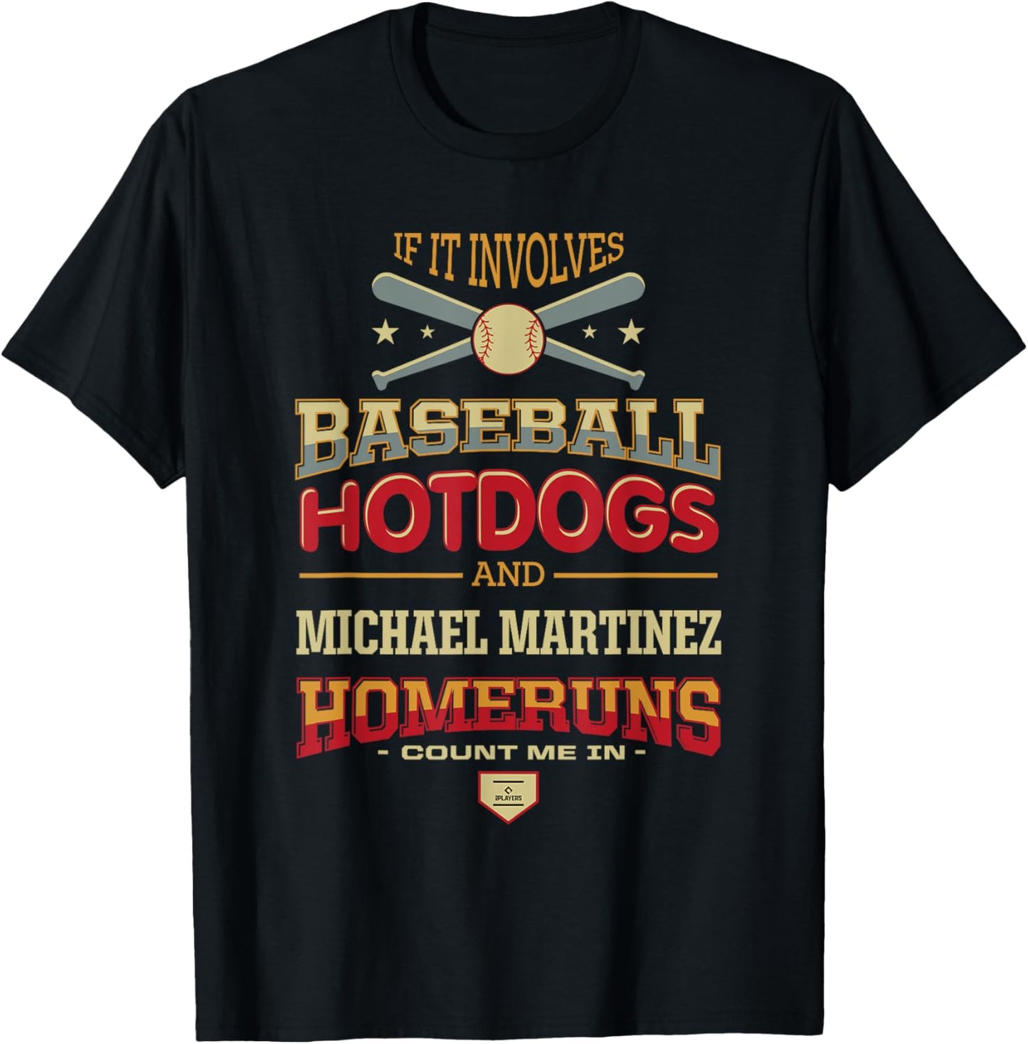 Baseball, Hotdogs and Michael Martinez Prospect Baseball Fan Apparel | Perfect Gift Idea