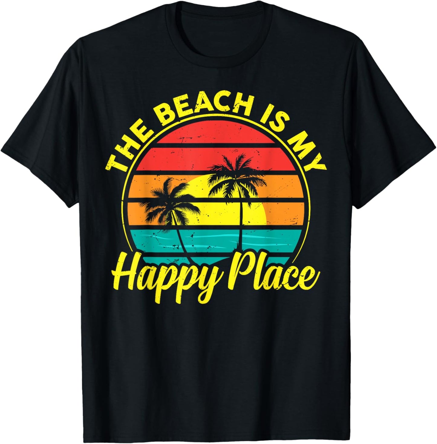 The beach is my happy place Apparel | Top Conversion Title | Daily Wear Essential