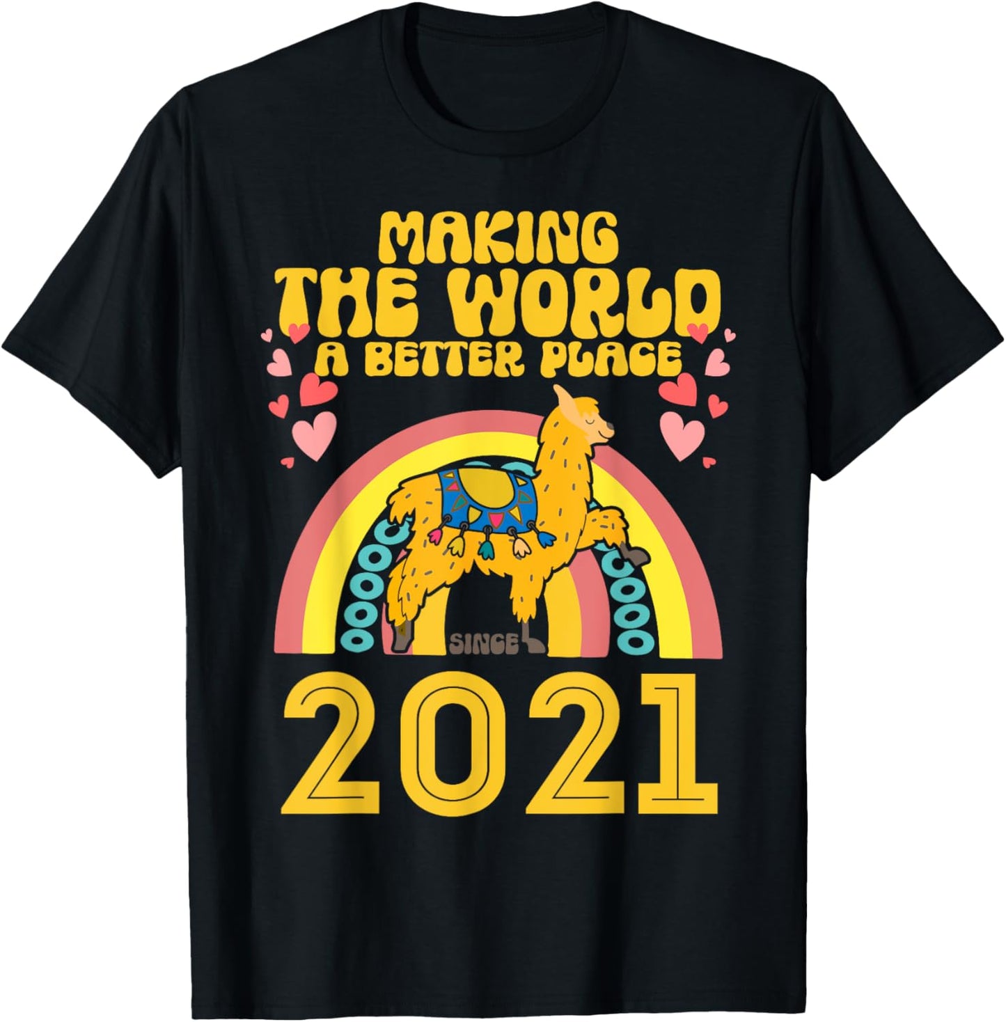 2 Birthday Making the world a better place since 2021 Apparel | Google Shopping Optimized | High CTR Boost
