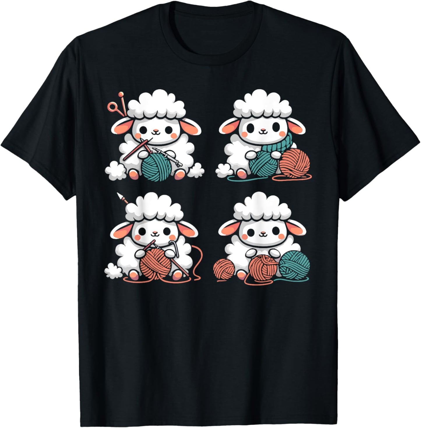 Cute Sheep Crocheting Funny Yarn Lover Crocheter Yarn Supply | Premium Quality | Customer Favorite