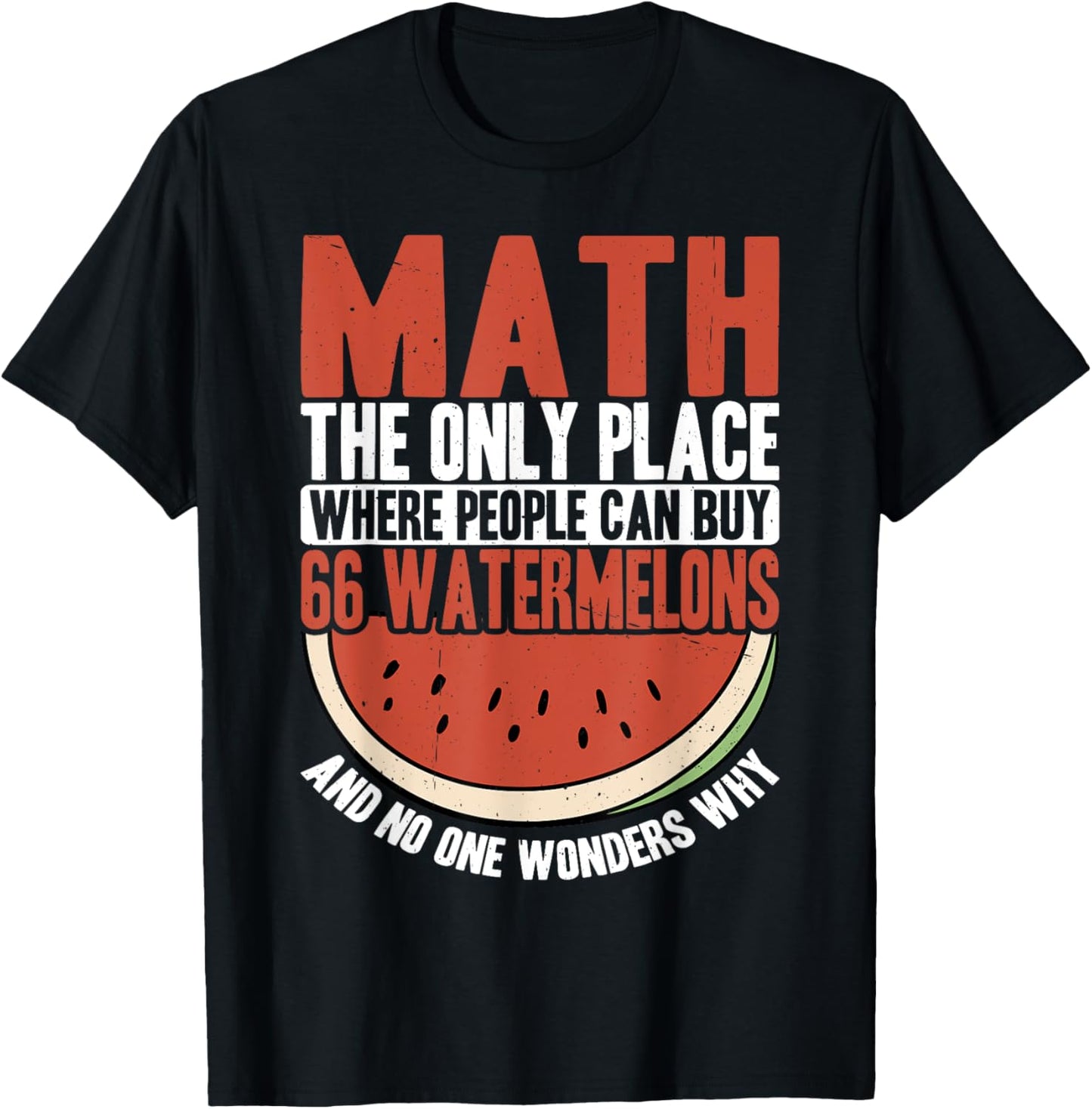 Math, The Only Place Where People Can Buy 66 Melons ------ Apparel | US Viral Pick | Aesthetic Casual Look