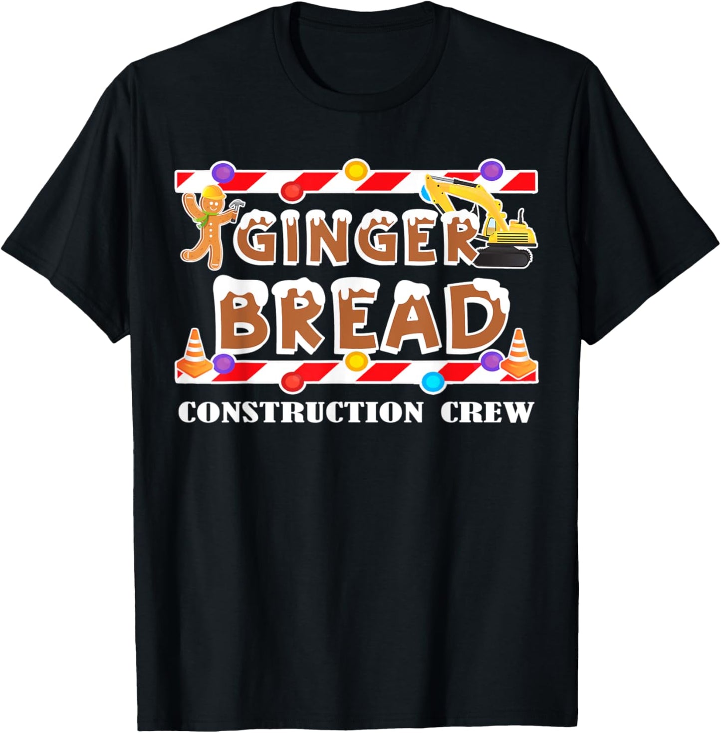 Christmas Baking- Gingerbread Construction Crew Cookie Maker Apparel | High Search Volume | Comfort Daily Wear