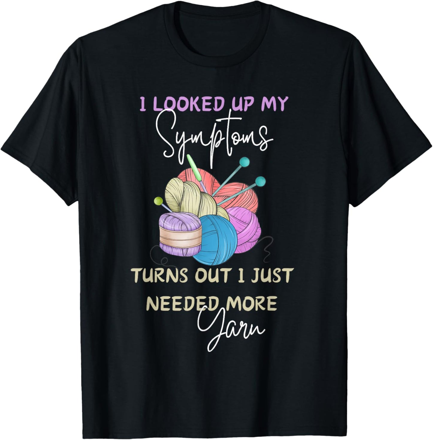 Funny Knitting Tee Yarn Lover Cute Crafty Knitter T-Shirt | Trending 2025 | Best Seller Choice