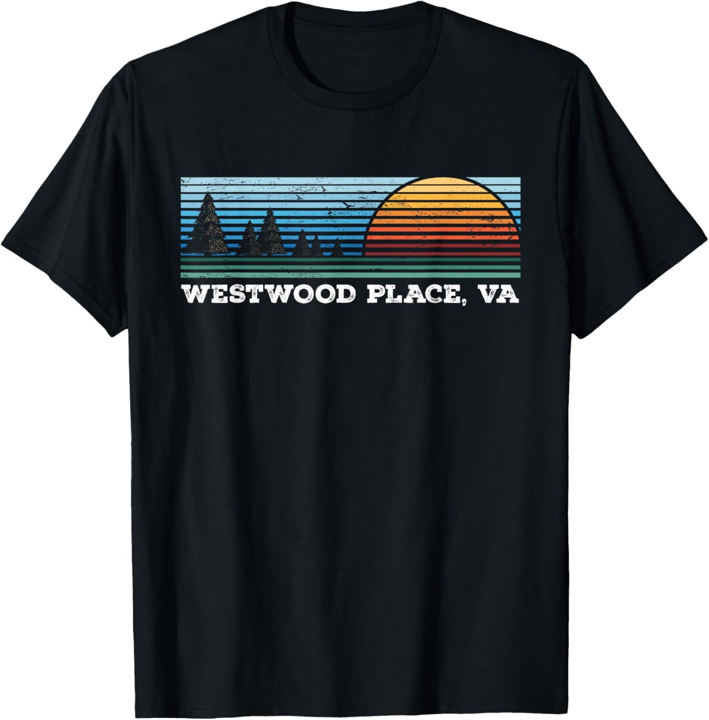 Retro Sunset Stripes Westwood Place, Virginia Apparel | Bestseller Style | Top Rated Comfort