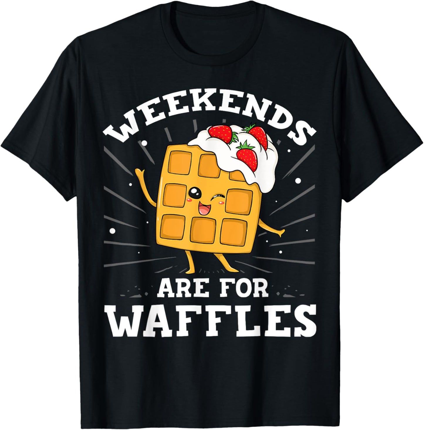Weekends Are For Waffles Gift Waffle Maker Apparel | Best Seller Pick | Comfort Daily Wear