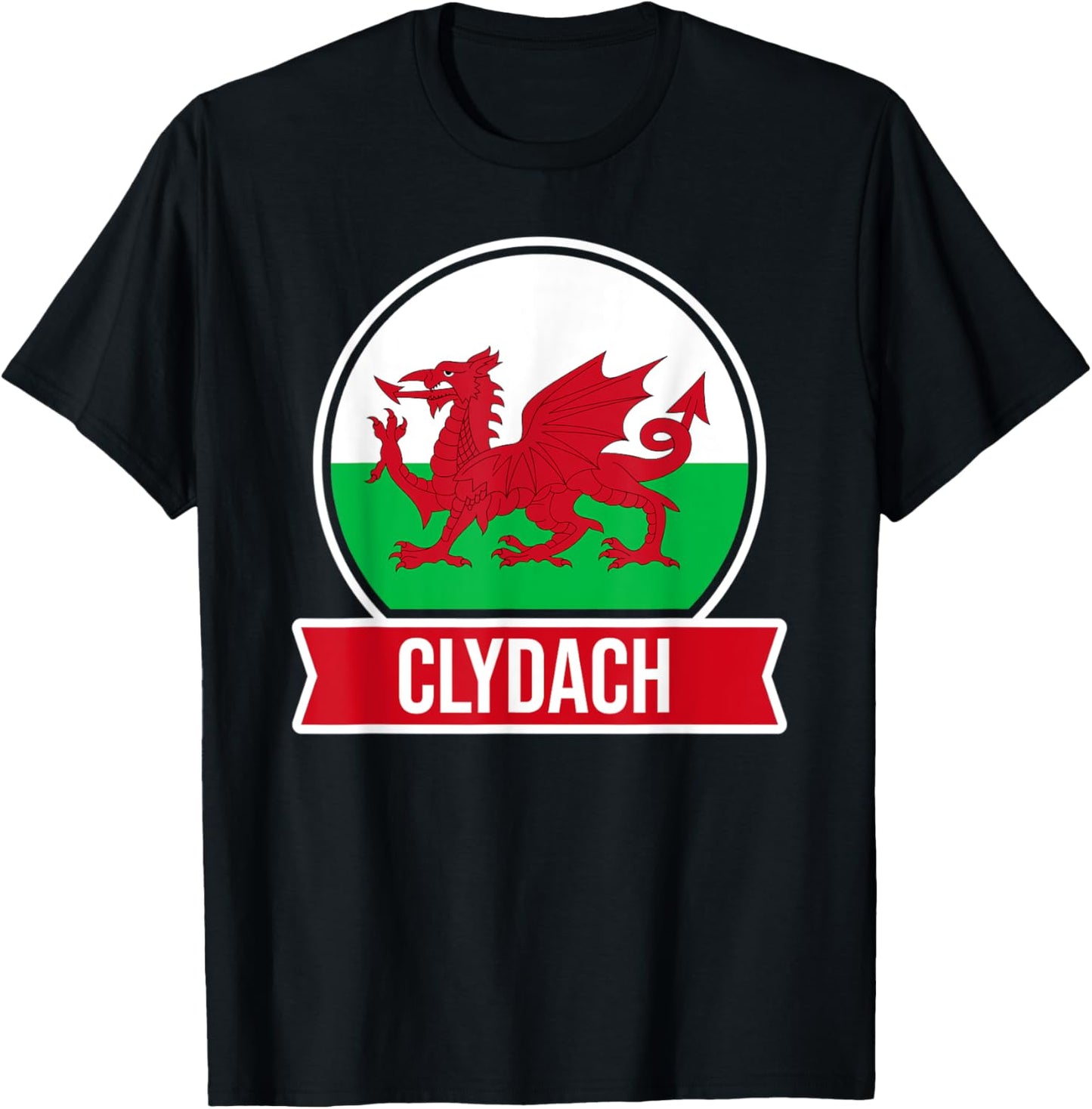 Clydach - Cymru - Wales - Welsh place name flag design Apparel | Google Shopping Optimized | Daily Wear Essential