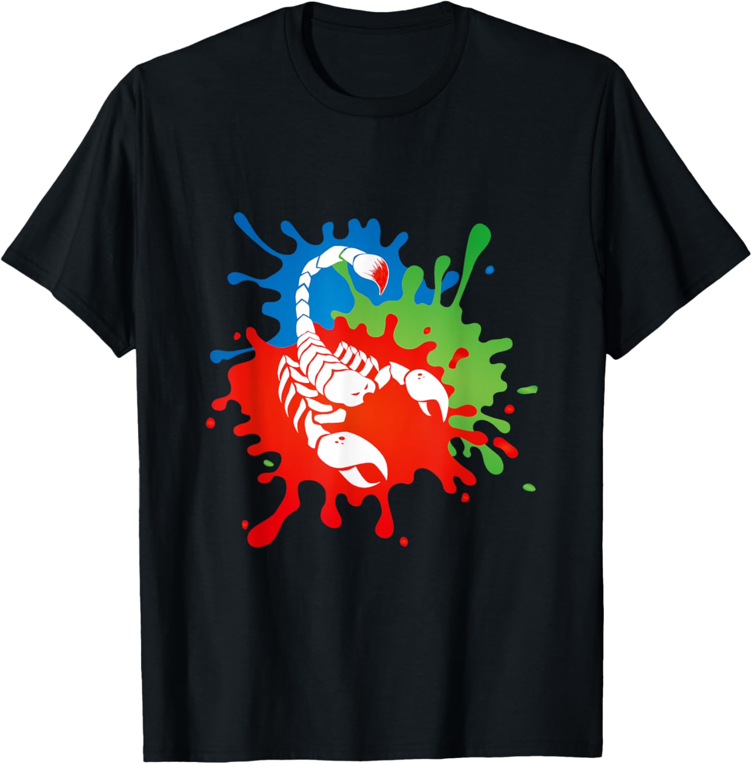 Scorpion with Brush in Place of Tail, RGB Paint Apparel | Top Conversion Title | Perfect Gift Choice
