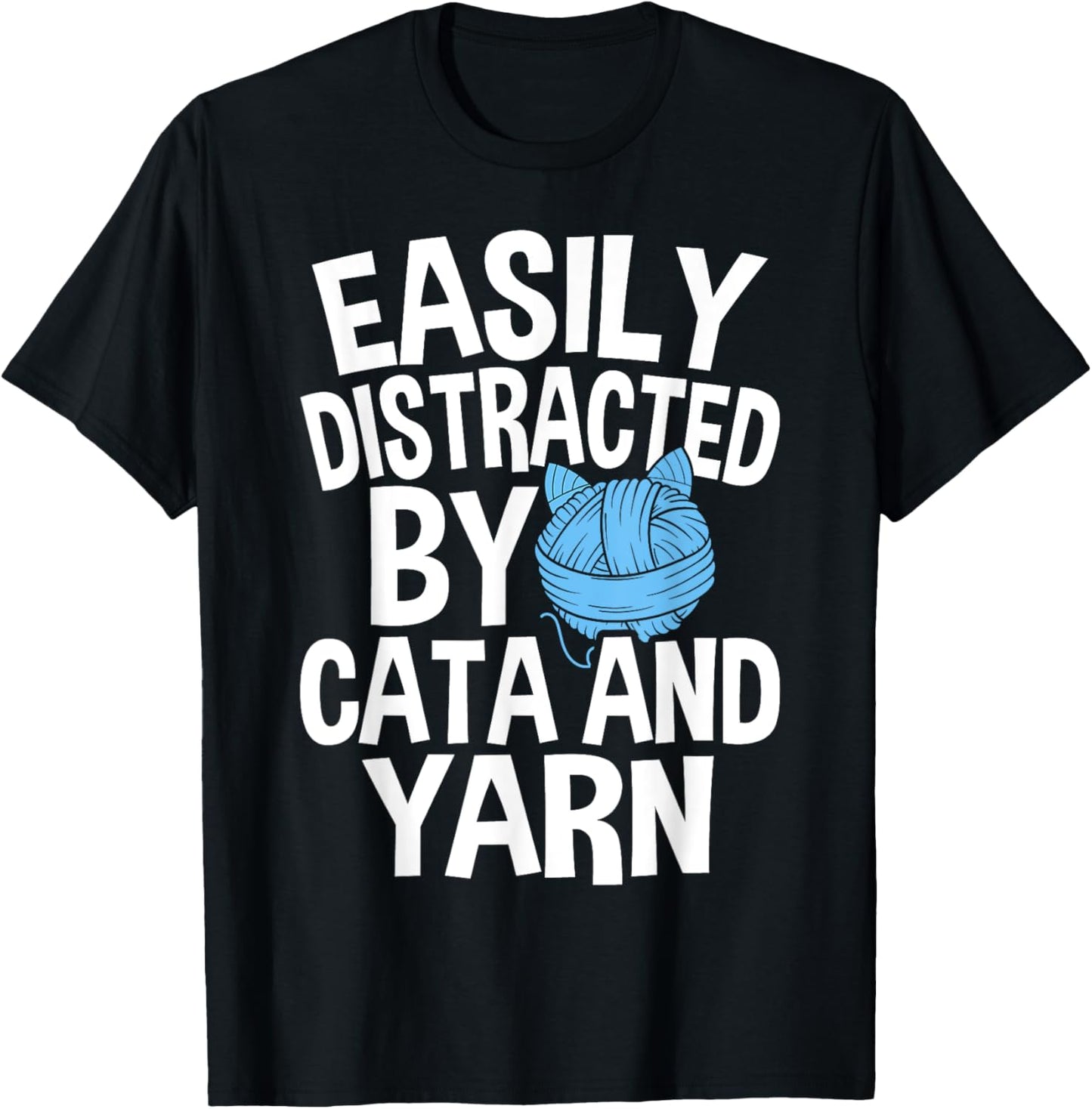 Easily Distracted By Cats And Yarn Knitting Yarn Crochet Yarn Supply | Top Rated | Best Seller Choice