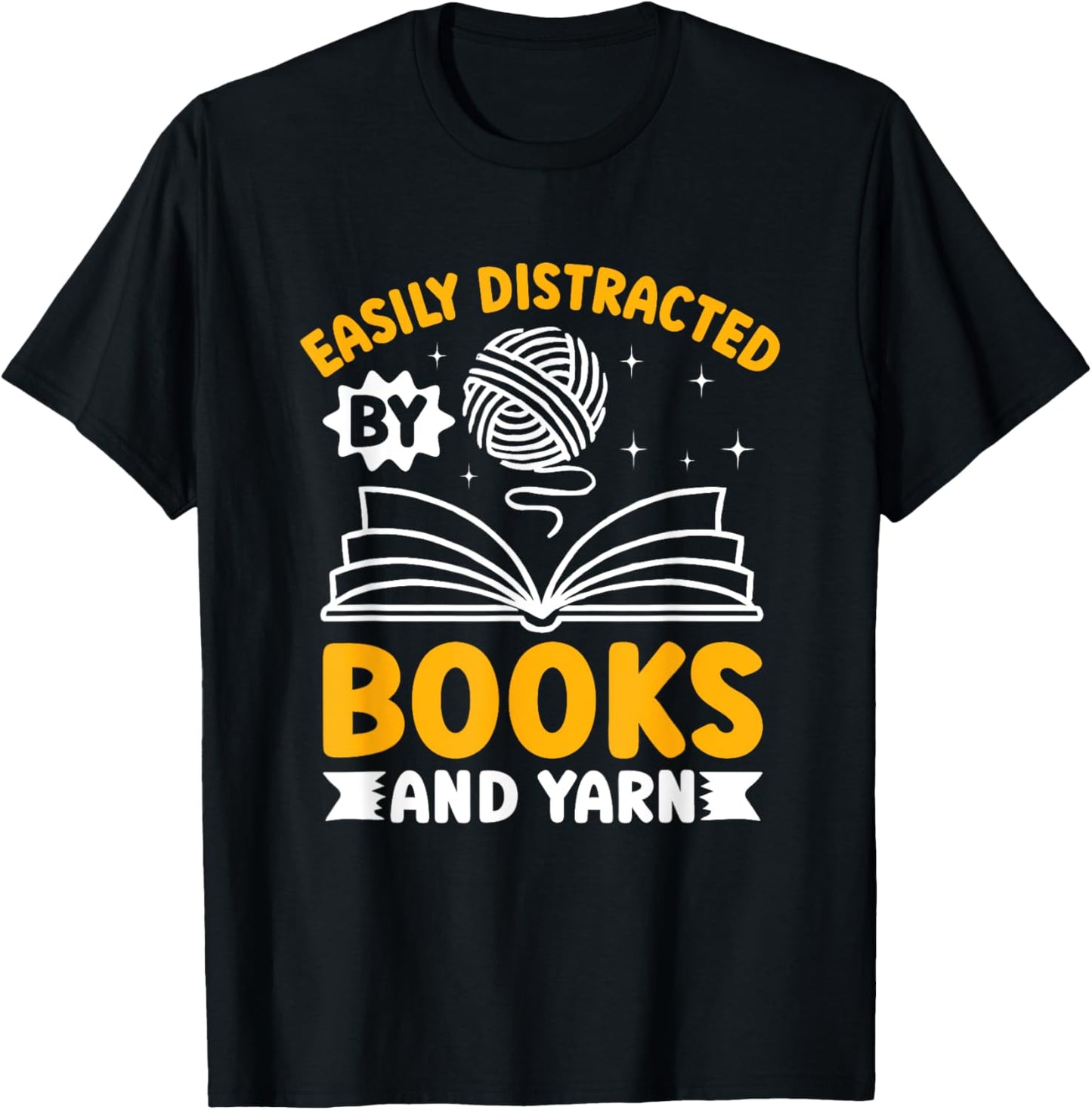 Easily Distracted By Books And Yarn Fun Yarn Supply | Top Rated | High CTR Title