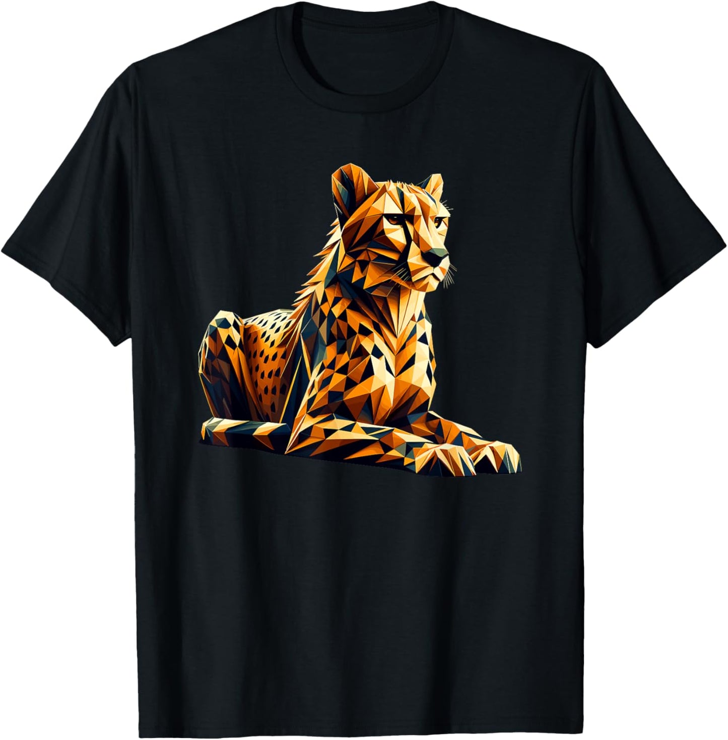 Origami Art Cheetah Cheetahs Apparel High Search Demand Hot Right Now