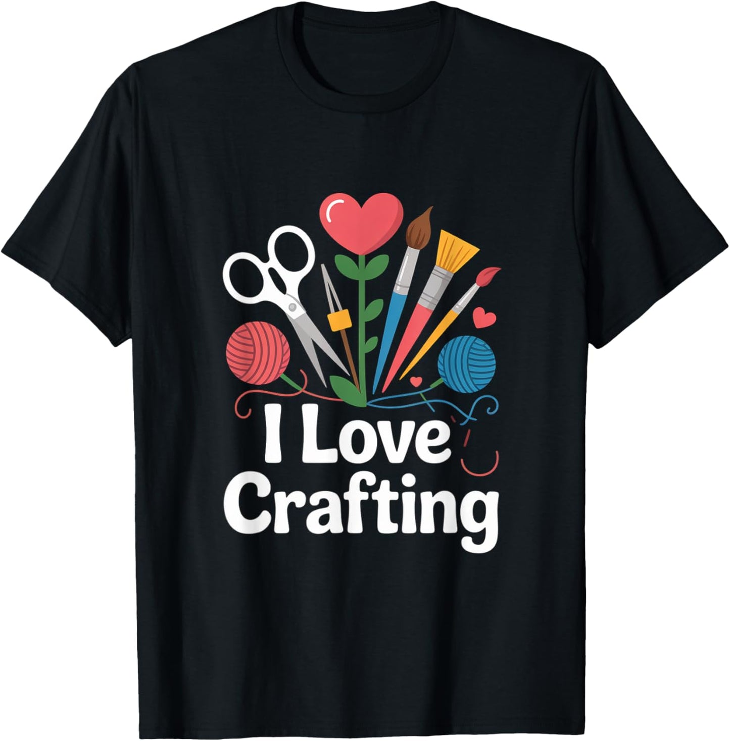 I Love Crafting Scissors Paint Yarn Yarn Supply | Trending 2025 | High CTR Title