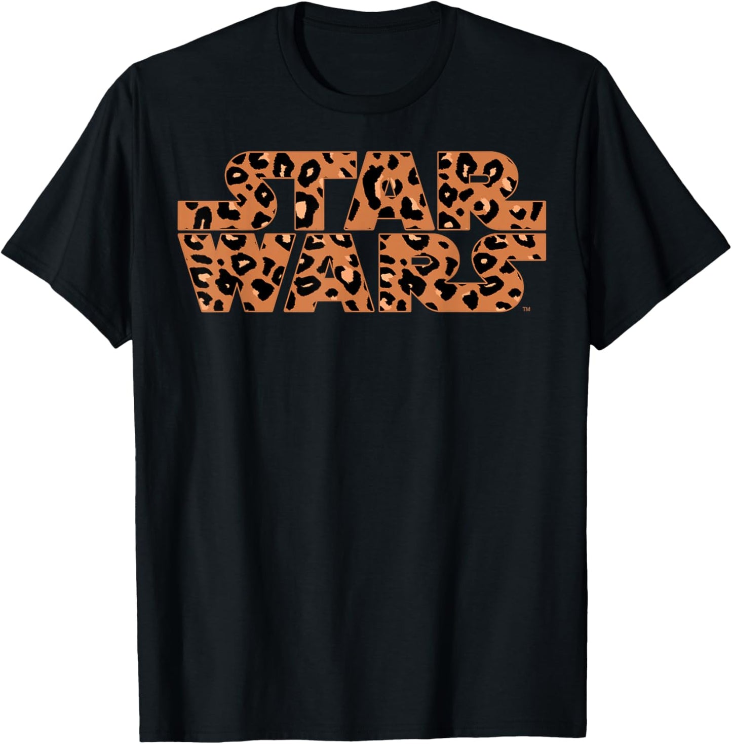 Star Wars Basic Logo Cheetah Print Fill Apparel Trending US Fan Favorite