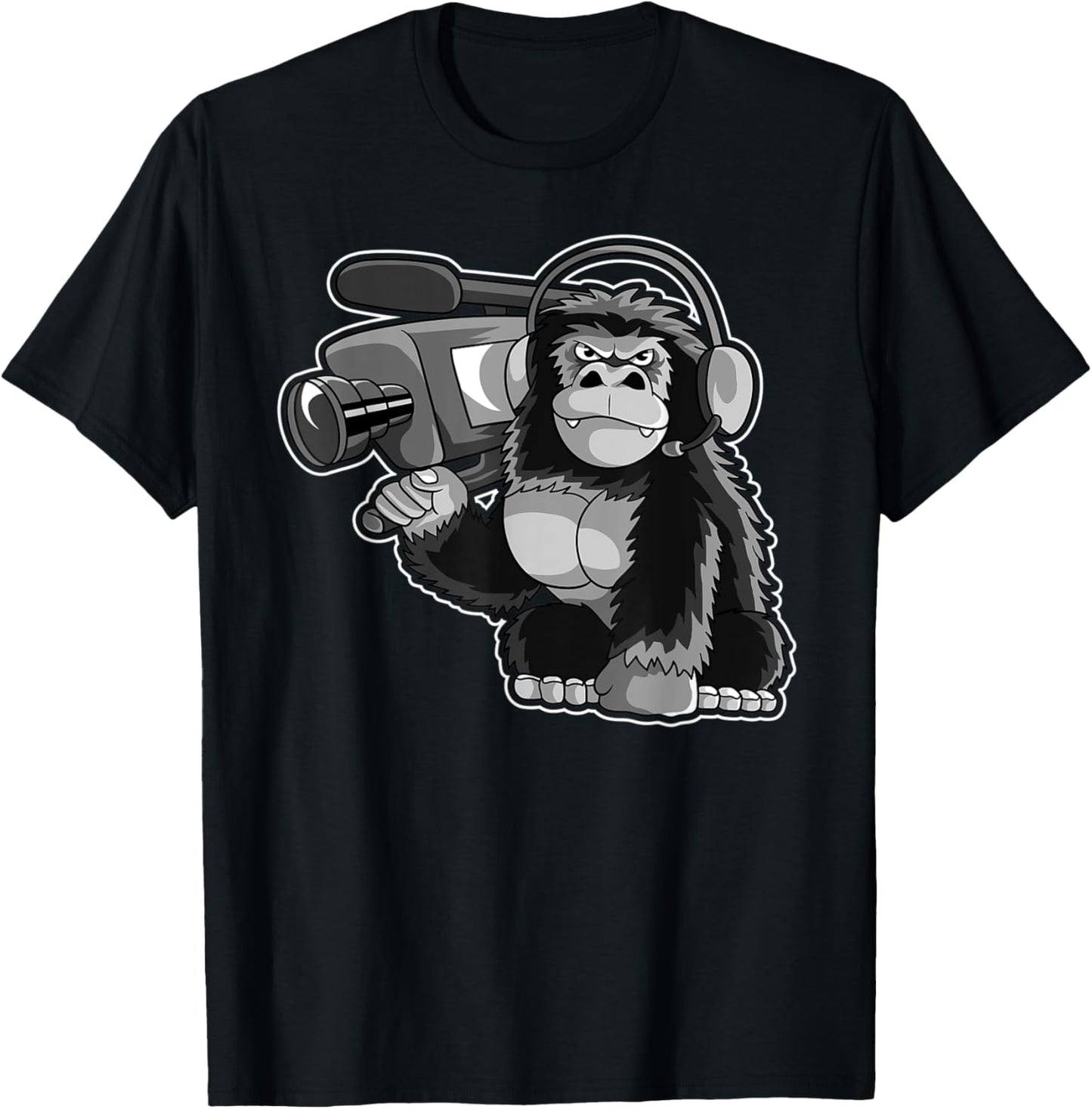 Gorilla Cameraman Film Roll Movie Maker Cinematographer Apparel | Premium Quality | Aesthetic Fit