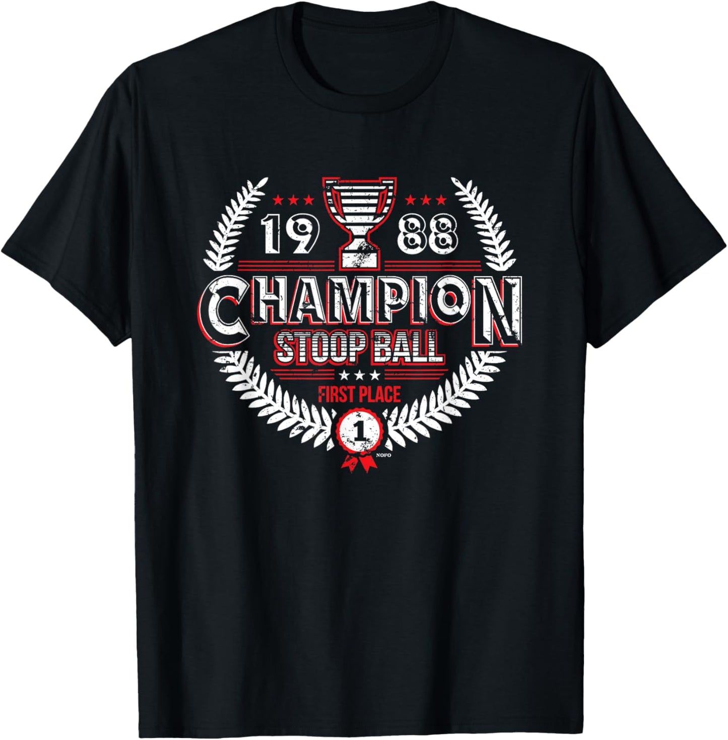 1988 Stoop Ball Champion, First Place T-Shirt T-Shirt | Google Shopping Optimized | Aesthetic Casual Look