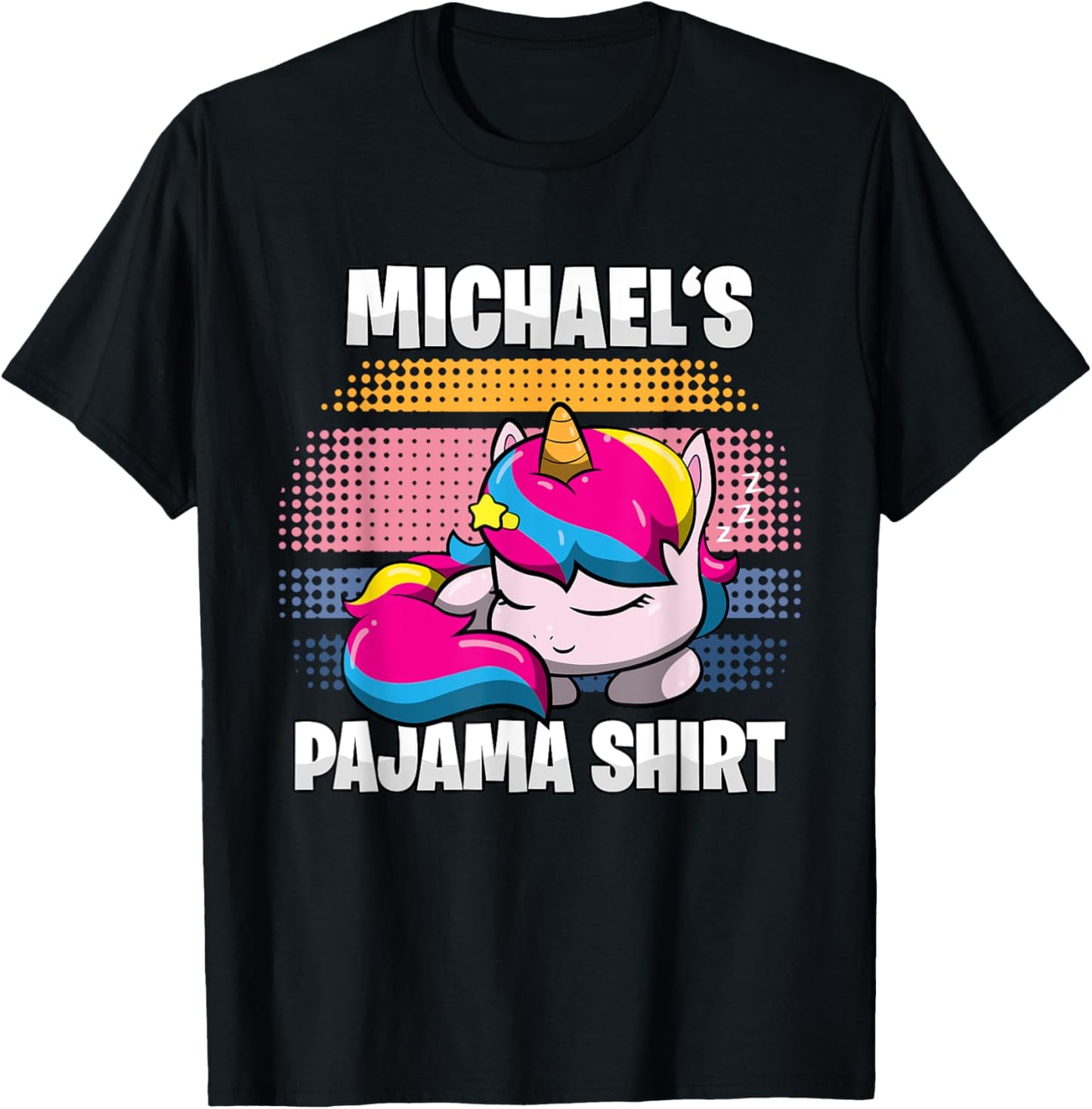 Michael's Pajama Shirt - Personalized Sleeping T-Shirt | Trending 2025