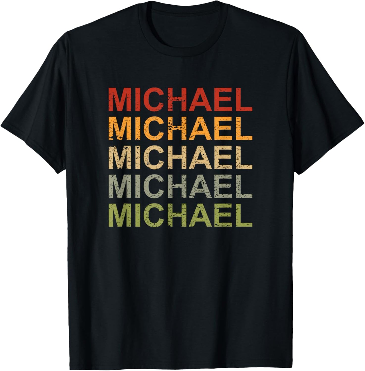 Retro Michael Personalized, Michael Name, Boy Man Michael Apparel | Everyday Casual Wear