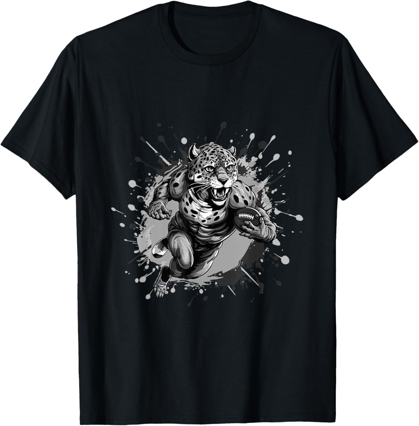 Cheetah Playing American Football Team Animal Apparel Streetwear Style US Top Pick
