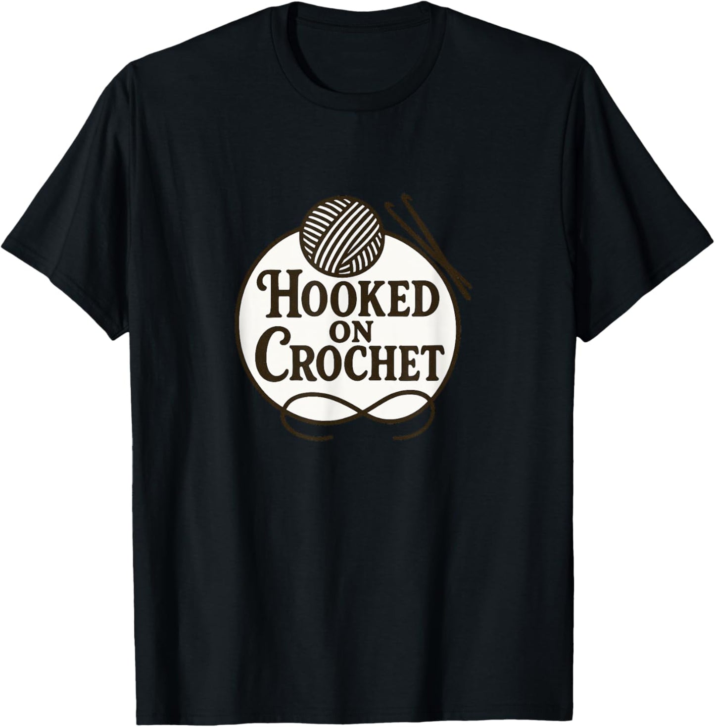 Hooked on Crochet Illustration Yarn artwork Crocheting Yarn Supply | Trending 2025 | High CTR Title