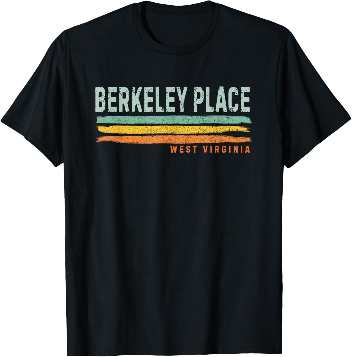 Vintage Stripes Berkeley Place WV Apparel | Premium Quality | Perfect Gift Choice