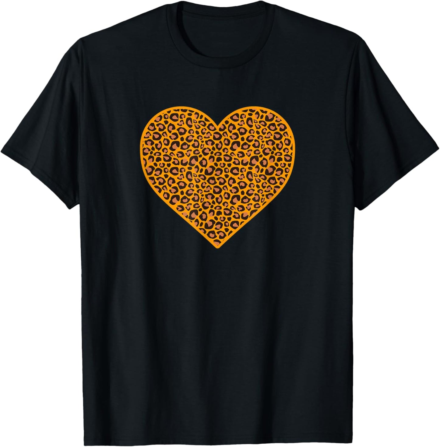 Leopard Print Cheetah Spots Heart Love Women Men Adults Apparel Premium Print US Top Pick