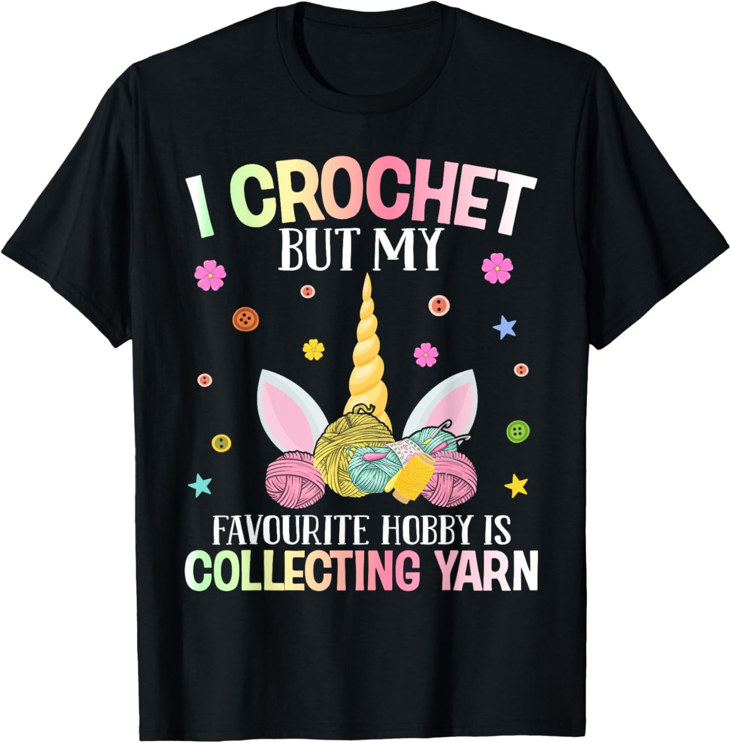Hobby Is Collecting Yarn Crocheting Crocheter Yarn Lover Yarn Supply | High Search Volume | Customer Favorite
