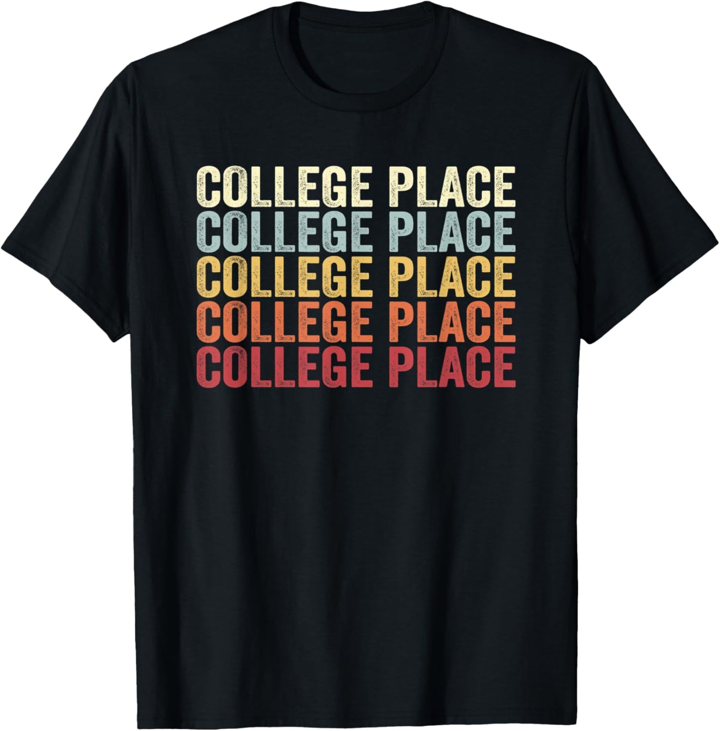 College Place Washington WA College Place WA Retro Vintage Apparel | Premium Quality | Top Rated Comfort