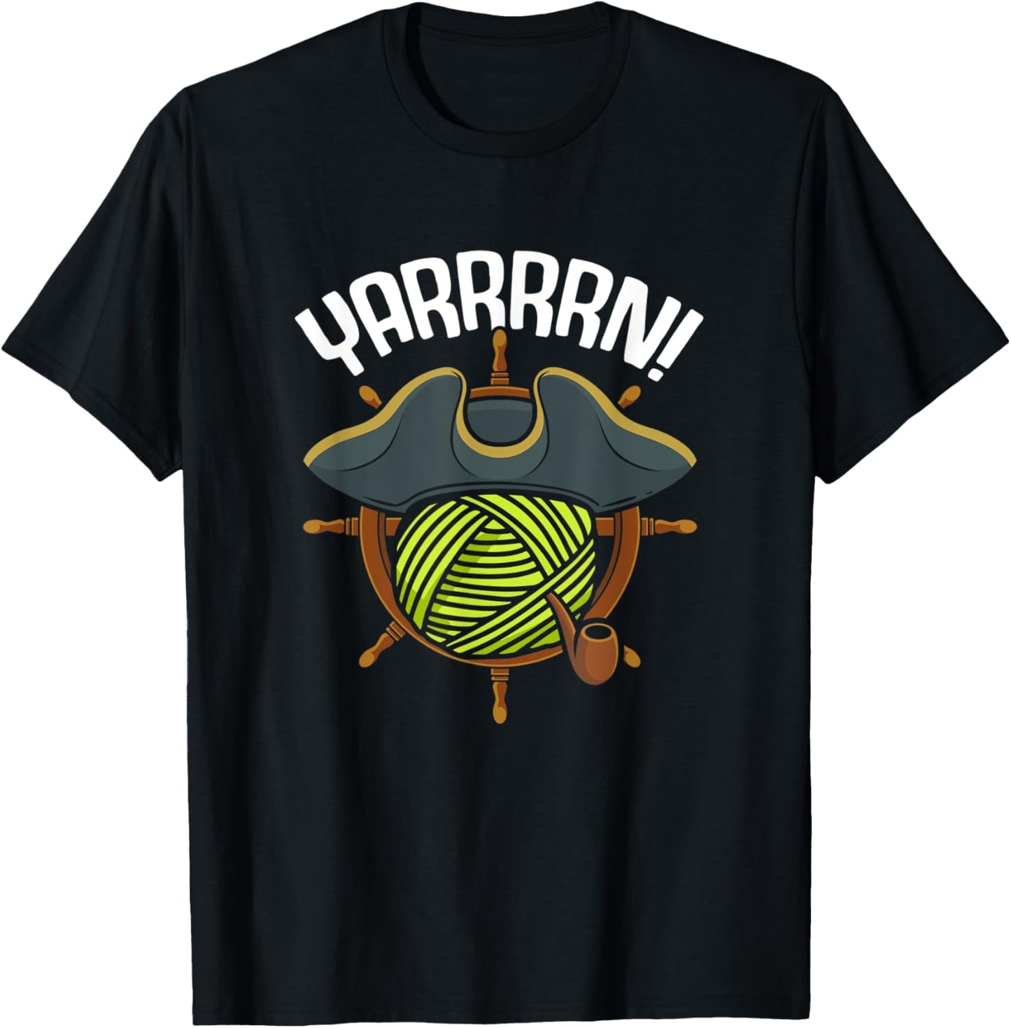 Knitting Pirate Humor Crochet Yarn lover Yarn Supply | High Search Volume | Customer Favorite