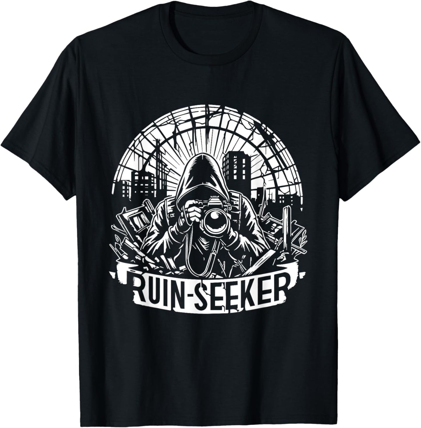 Retro Urban Explorer - Abandoned Places Vintage Ruin Seeker Apparel | High Search Volume | Aesthetic Casual Look