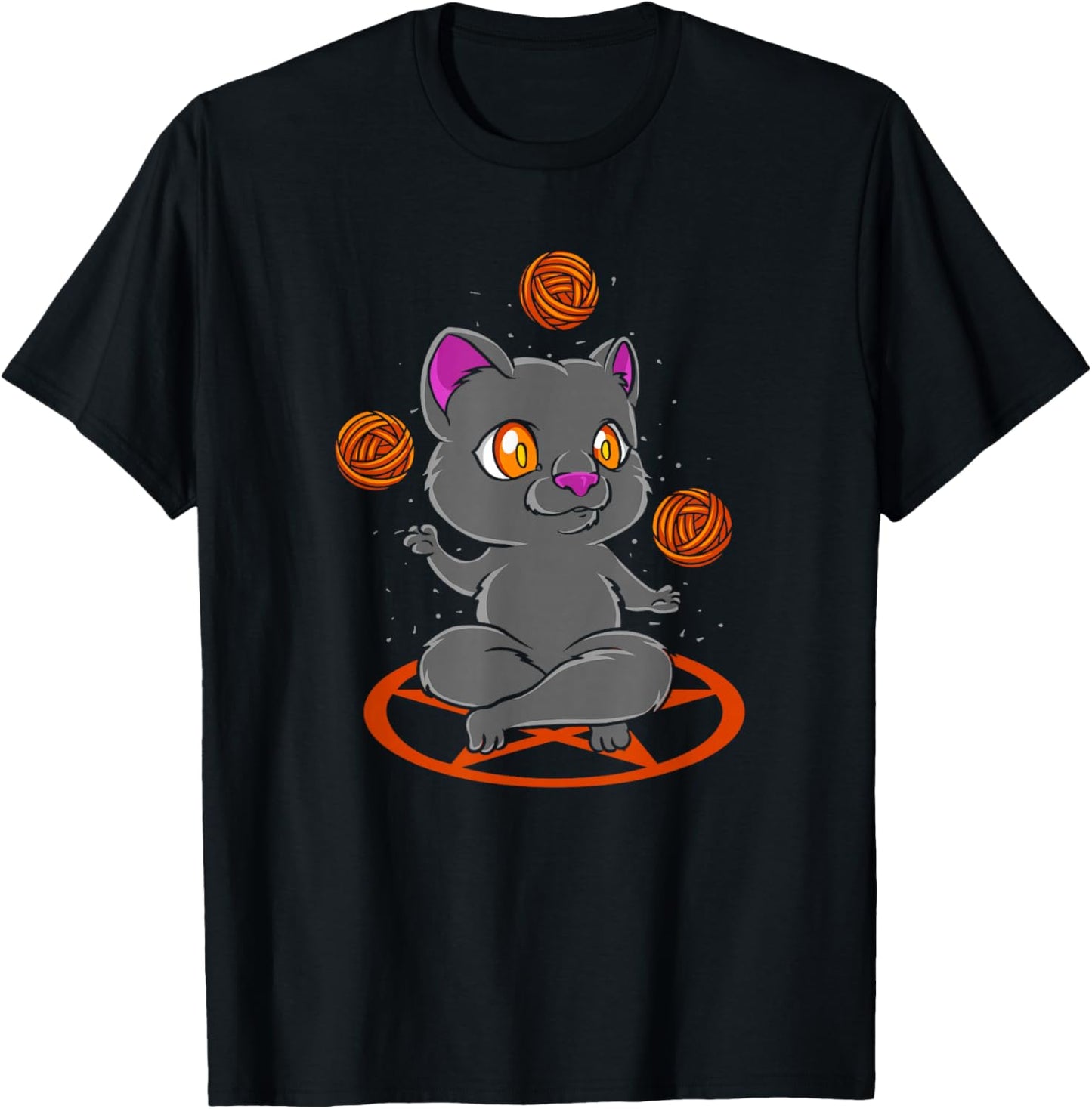 Satanic Occult Black Cat Juggling Evil Yarn Pentagram Yarn Supply | Premium Quality | High CTR Title