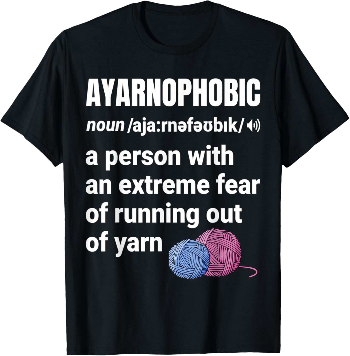 Ayarnophobic Funny Knitting Knitter Yarn Yarn Supply | High Search Volume | Customer Favorite