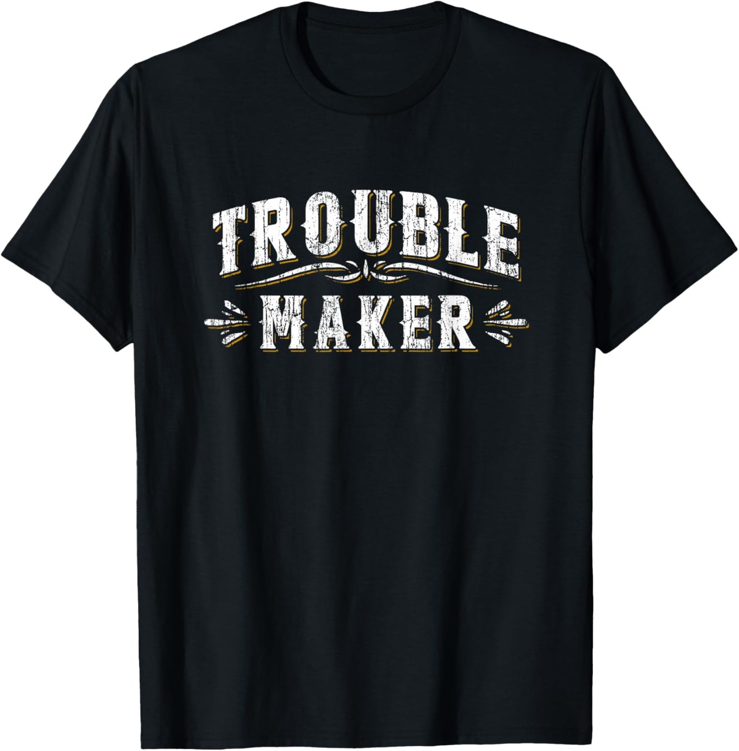 Trouble Maker T Shirt Funny Vintage Slogan Tee Mischievous T-Shirt | High Search Volume | Aesthetic Fit