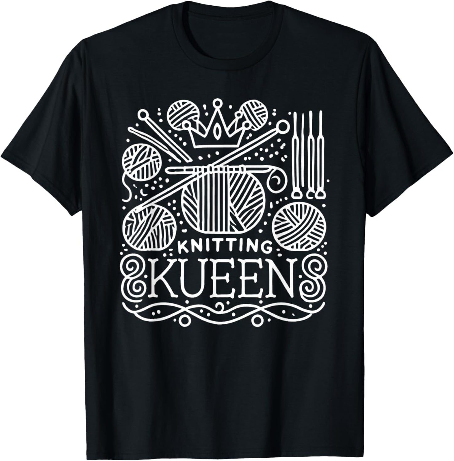 Knitting Queen - Yarn Crafts and Needlework Enthusiast Yarn Supply | Viral US Pick | Perfect for Crafters