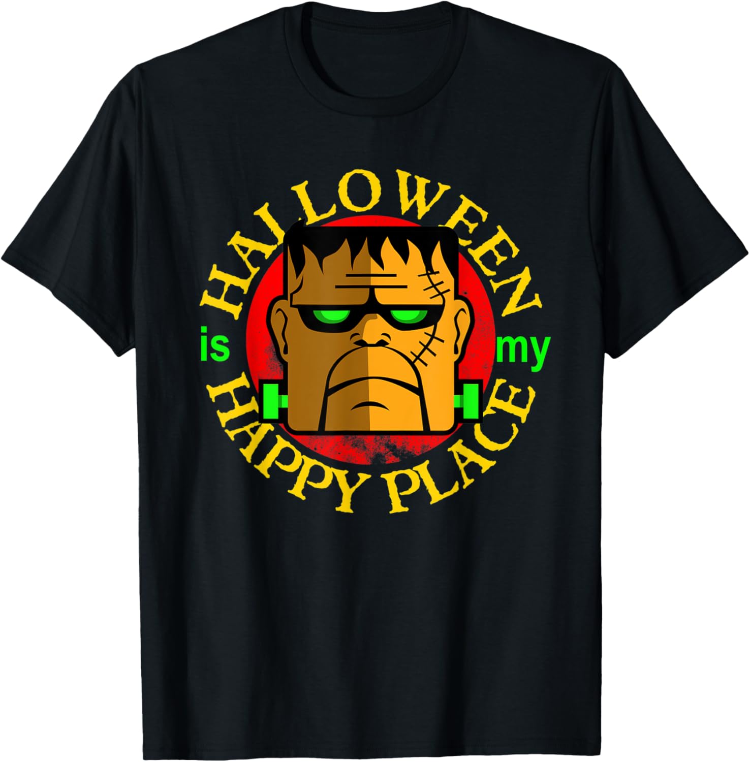 Halloween Is My Happy Place Monster Apparel | High Search Volume | Daily Wear Essential