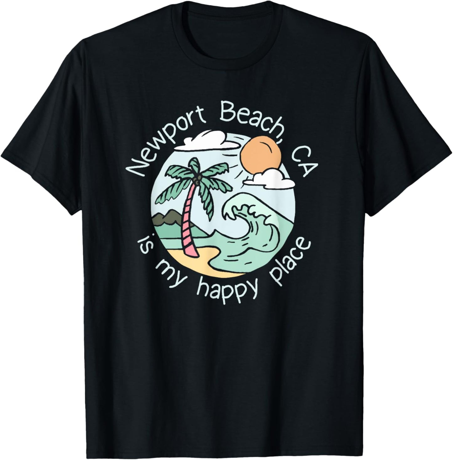 Cute Beach Motiv My Happy Place - Newport Apparel | Trending 2025 | Customer Favorite
