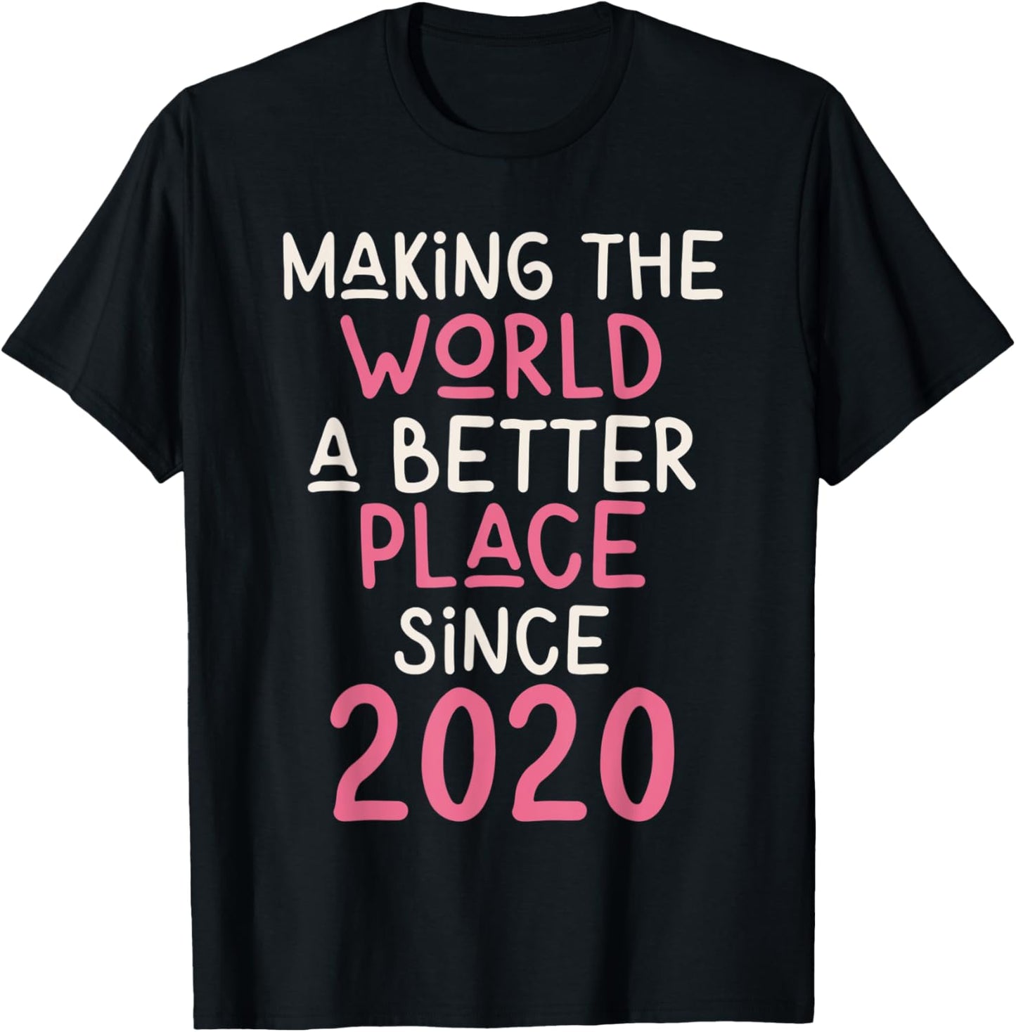 2020 Birthday - Making the World a better place since 2020 Apparel | High Search Volume | Daily Wear Essential