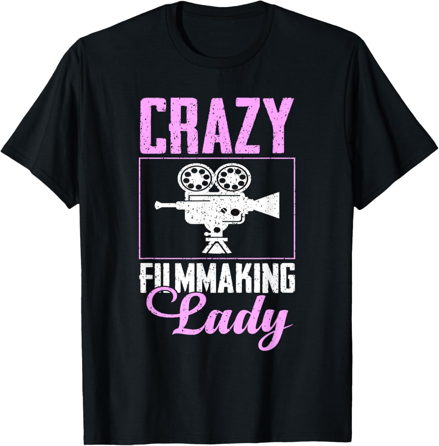 Crazy Filmmaking Lady Film Video Filmmaker Apparel | US Viral Style | Perfect Gift Idea