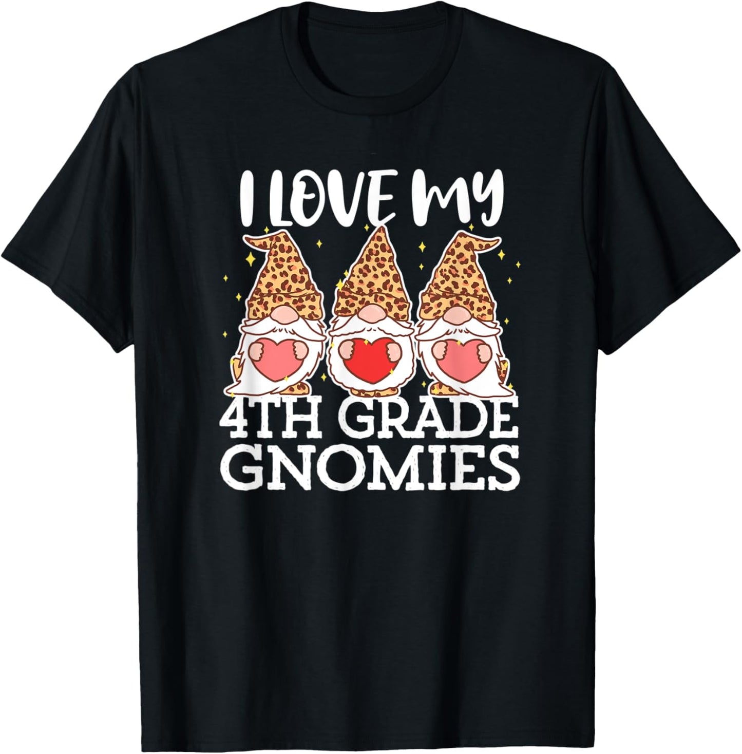 Valentines Day 4th Grade Teacher I love My Gnomes T Shirt for Men Women Kids T Shirt Streetwear Style Hot Right Now