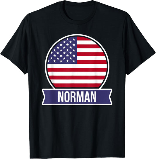 Norman - USA - American place name US flag design Apparel | Bestseller Style | Daily Wear Essential